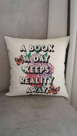 A Book A Day - Decorative Throw Pillow