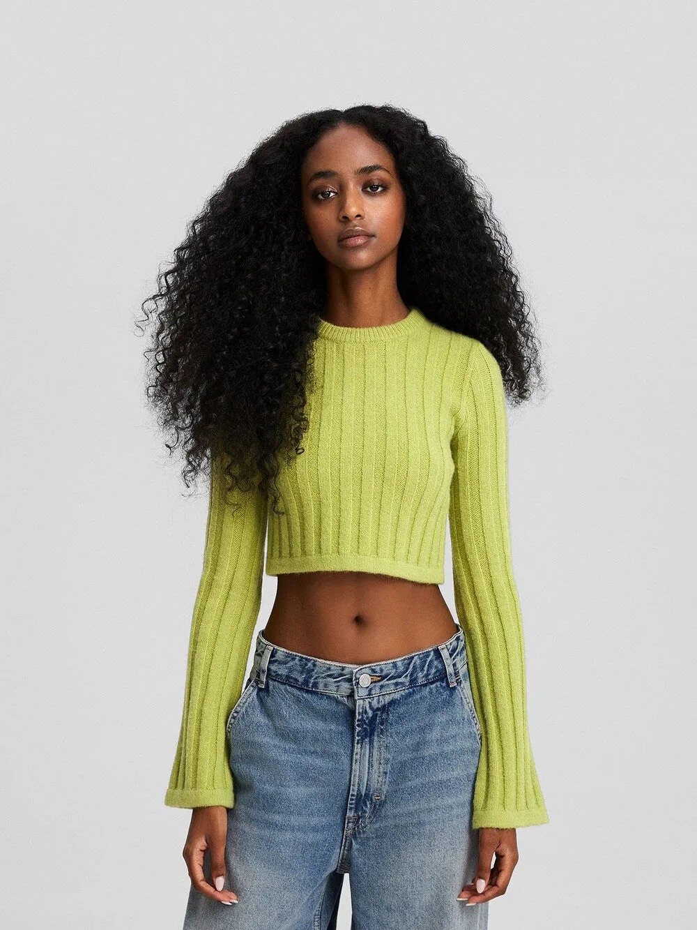 Bershka sweater, light green