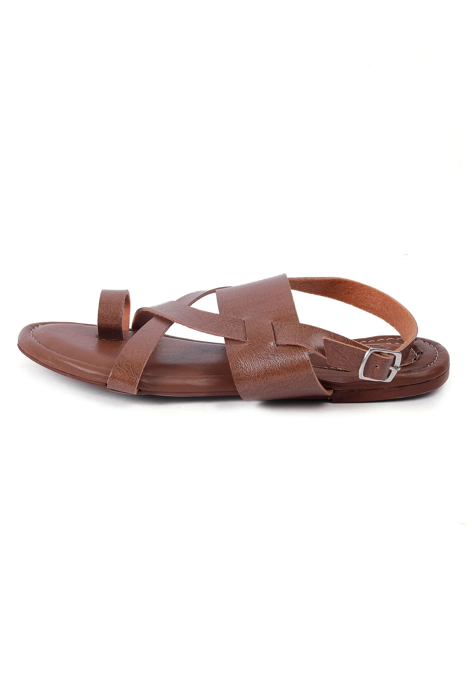 Carob Brown Criss Cross Flats