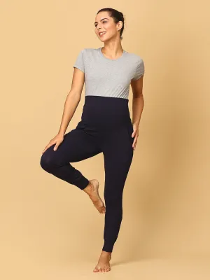 Comfy Maternity Joggers Navy Blue