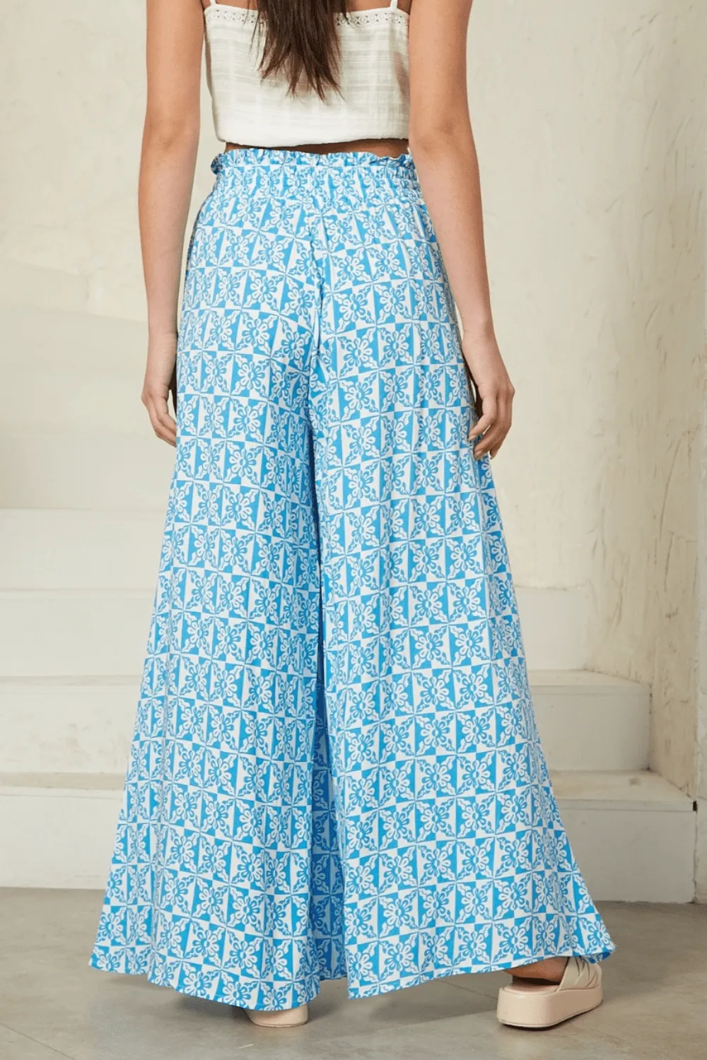 Deanno Culottes - Abstract Blue