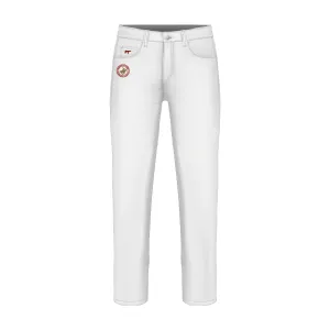 Ham Polo Women's White Jeans