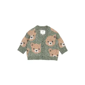 Huxbaby Light Spruce Huxbear Boxy Cardi