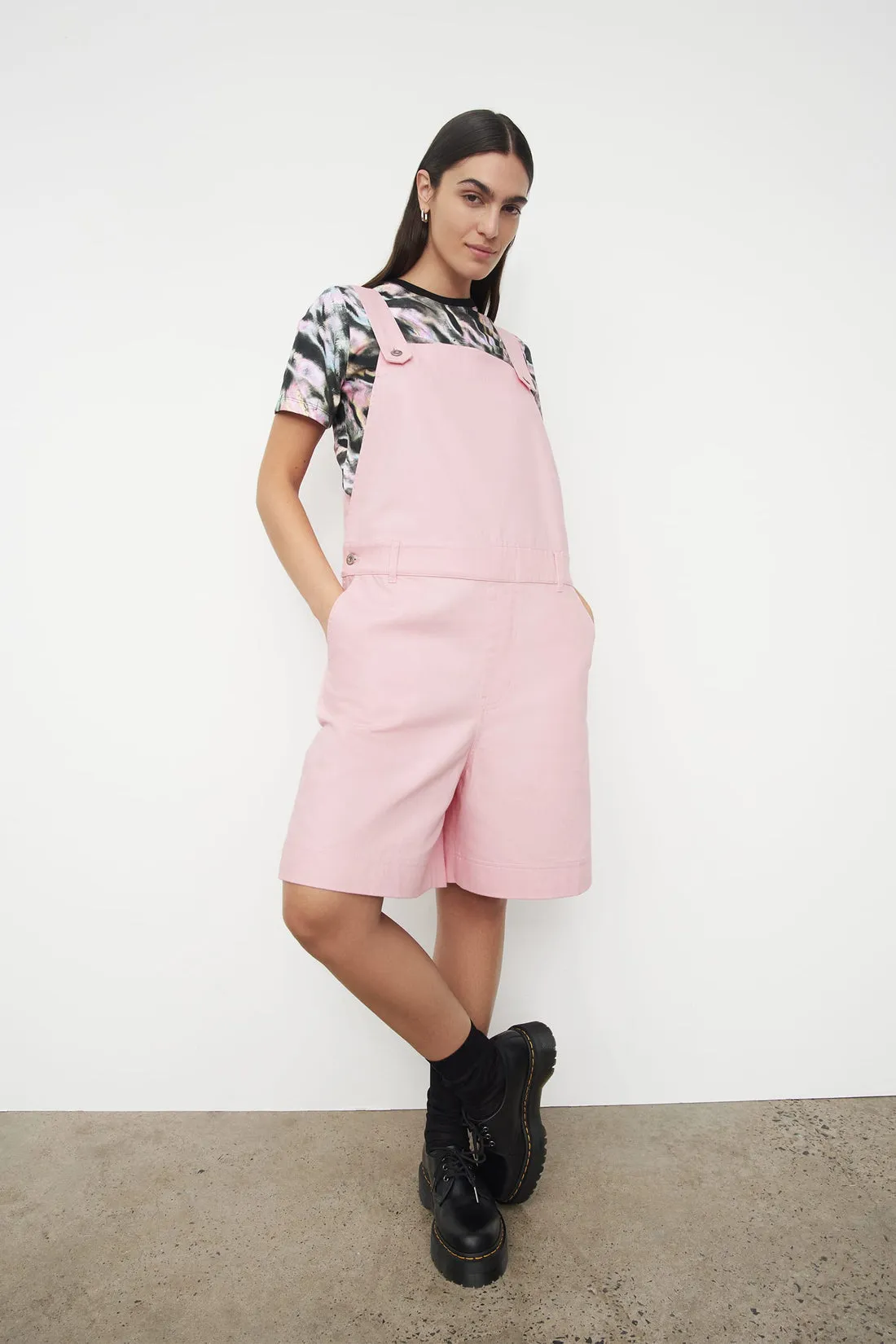 Kowtow Wander Dungarees - Denim - Light Pink