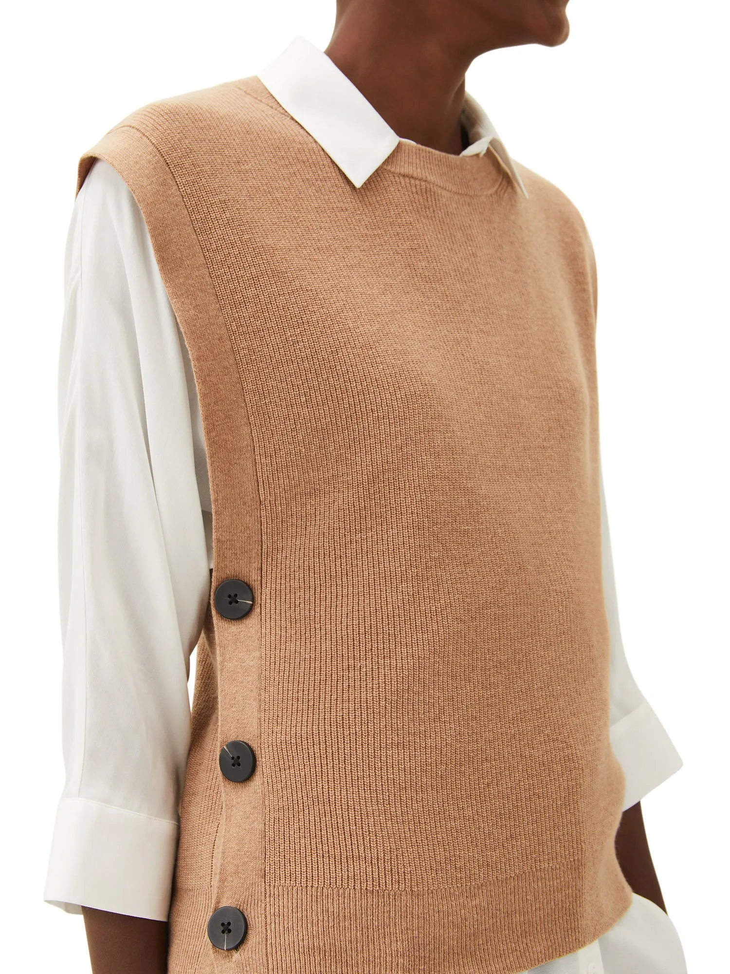 Liv Button Knit Tabard