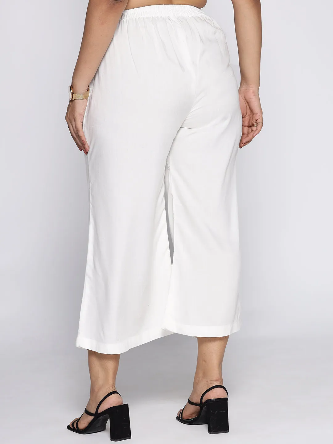 MilkyWhite Rayon Culottes