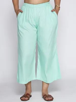 Mint Rayon Culottes