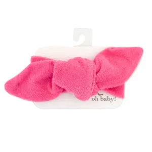 oh baby! Cotton Terry Tie Turban - Watermelon