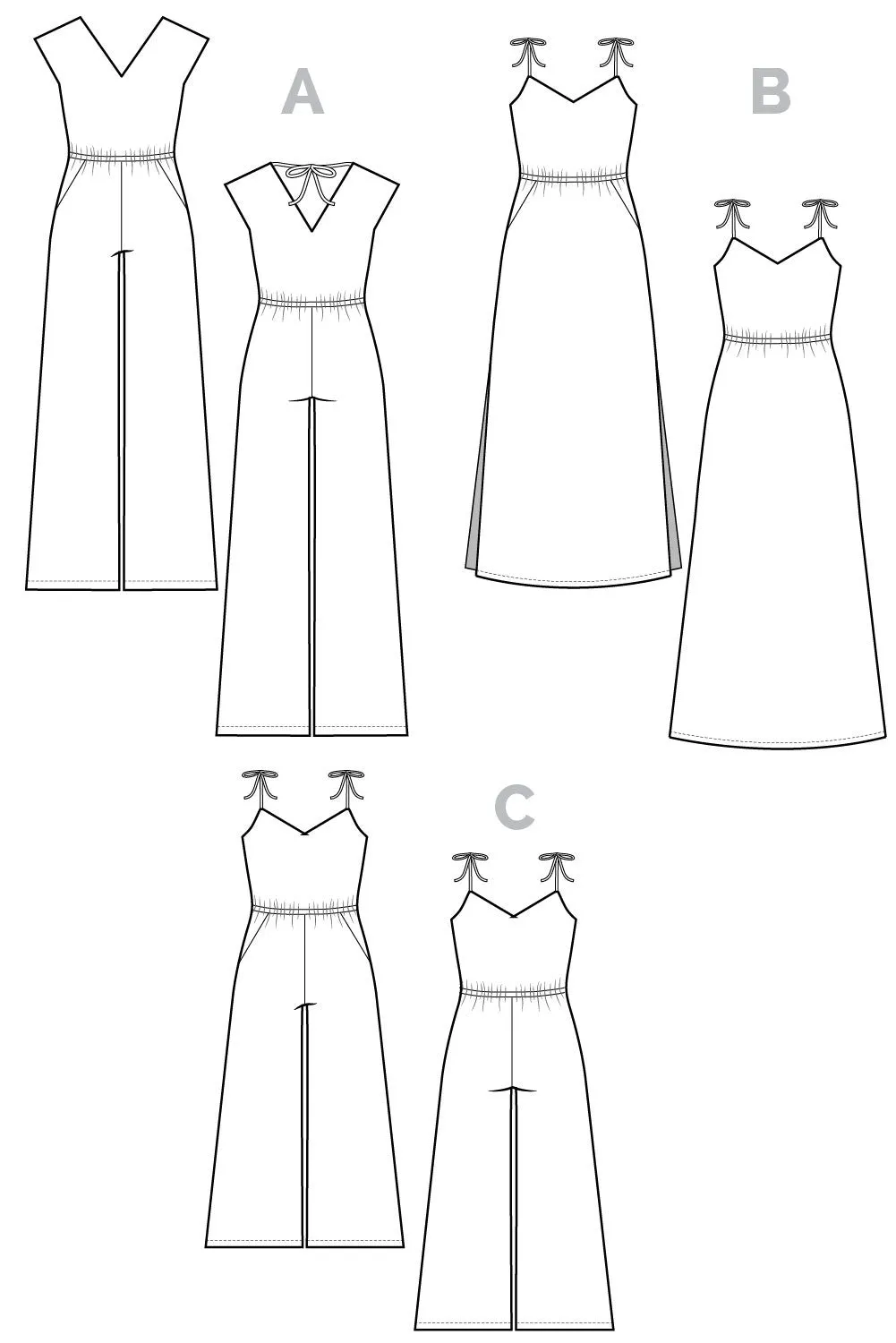 Sallie Maxi-Dress   Jumpsuit Pattern