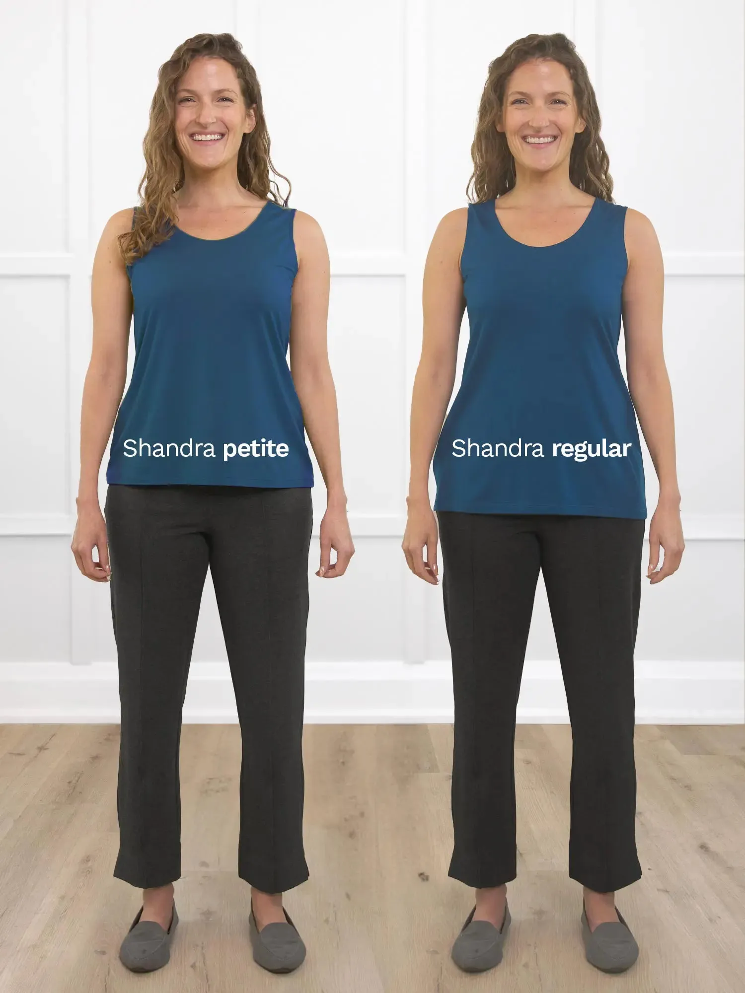 Shandra reversible neckline tank top